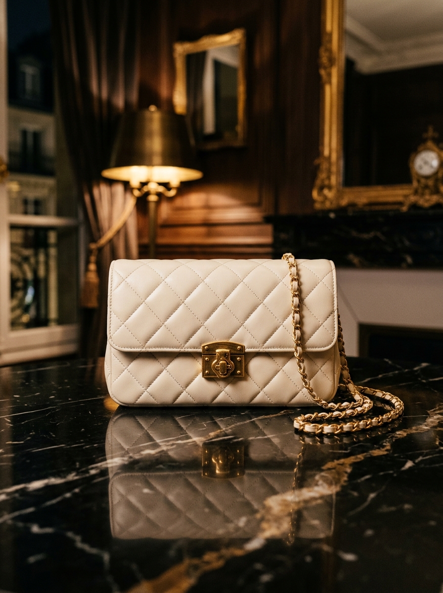 Pochette Opéra ivoire